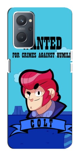 Чехол с печатью "WANTED COLT" для Oppo A76