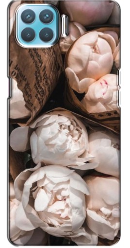 Чехол с печатью "Букет пионов" для Oppo A73