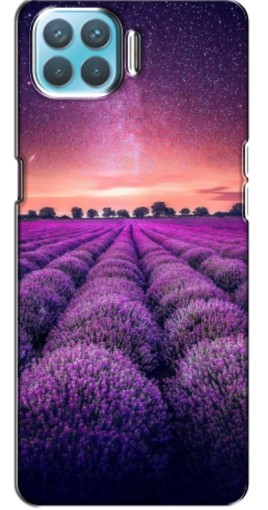 Силиконовый чехол с изображением "Лавандовое поле" для Oppo A73