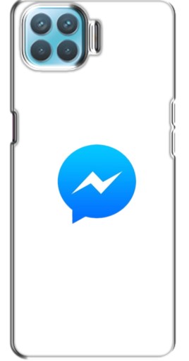 Чехол с картинкой "messenger logo" для Oppo A73