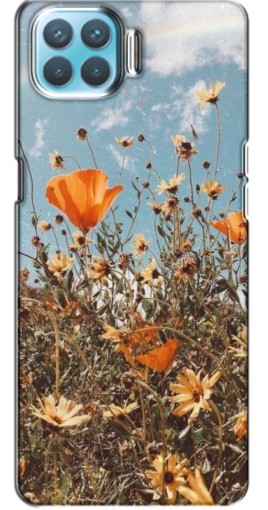 Силиконовый чехол с изображением "Желтые цветы" для Oppo A73