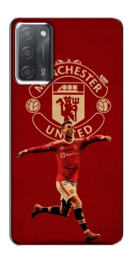 Чехол с картинкой "Ronaldo в МЮ" для OPPO A55