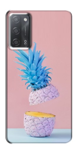 Чехол с принтом "Яркий ананас" для OPPO A55
