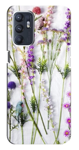Чехол с картинкой "Фон полевых цветов" для ZTE Blade A31 Plus