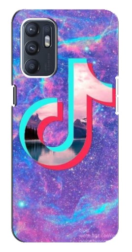 Чехол с картинкой "ТикТок мраморный" для ZTE Blade A31 Plus