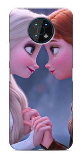 Чехол с принтом "Анна и Ельза" для Nokia G50