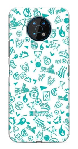 Силиконовый чехол с изображением "Атрибутика Real Madrid" для Nokia G50