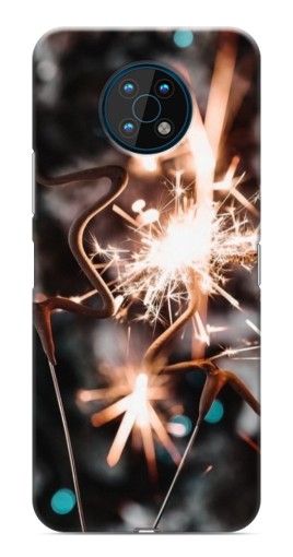 Чехол с печатью "Бенгальские огни" для Nokia G50