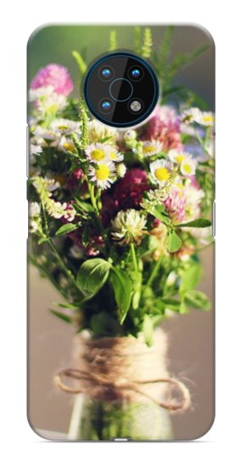 Силиконовый чехол с изображением "Букет полевых цветов" для Nokia G50