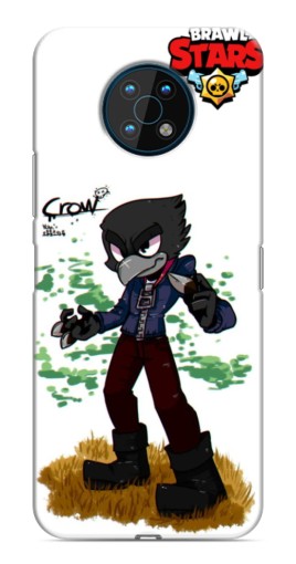 Чехол с принтом "Crow" для Nokia G50