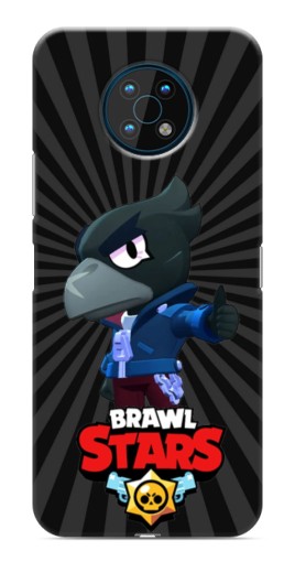 Чехол с печатью "Crow Brawl Stars" для Nokia G50