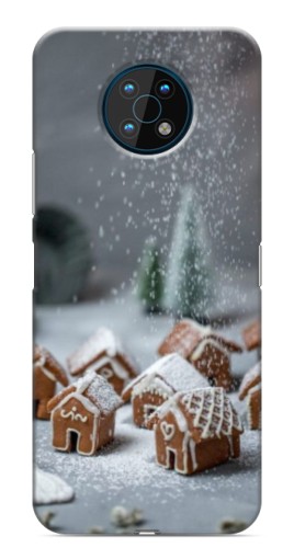 Силиконовый чехол с изображением "Домики из пряников" для Nokia G50