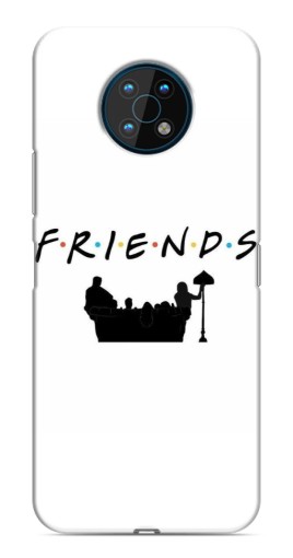 Силиконовый чехол с изображением "Друзья на диване" для Nokia G50