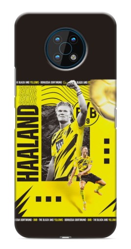 Чехол с принтом "Golden Haaland" для Nokia G50