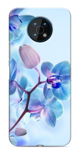 Чехол с печатью "Голубые орхидеи" для Nokia G50