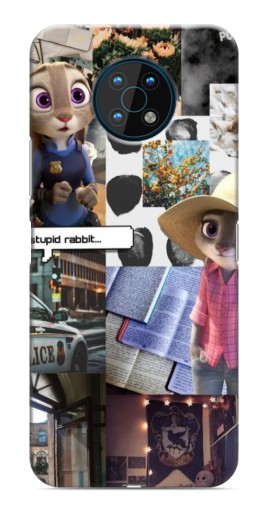 Силиконовый чехол с изображением "Коллаж Джуди" для Nokia G50