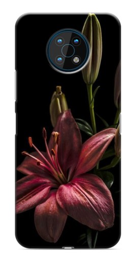 Чехол с картинкой "Красная лилия " для Nokia G50