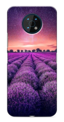 Чехол с картинкой "Лавандовое поле" для Nokia G50