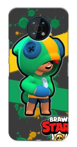Силиконовый чехол с изображением "Leon Brawl Stars" для Nokia G50