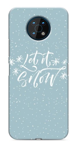 Чехол с принтом "Let it Snow" для Nokia G50