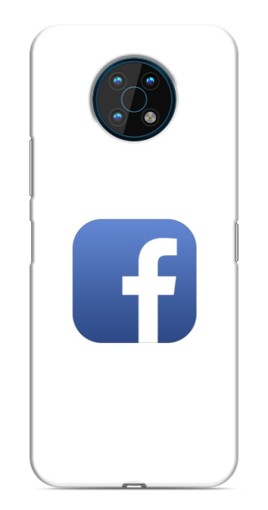 Чехол с картинкой "Лого Фейсбук" для Nokia G50