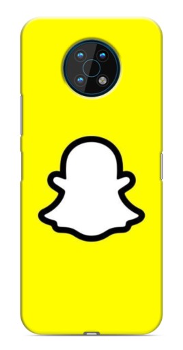 Чехол с печатью "Лого Snapchat" для Nokia G50