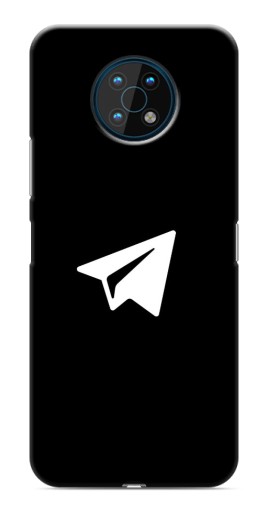 Чехол с принтом "Лого Телеграм" для Nokia G50