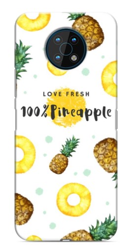 Силиконовый чехол с изображением "Любовь к ананасам" для Nokia G50
