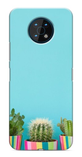 Чехол с печатью "Маленькие кактусы" для Nokia G50