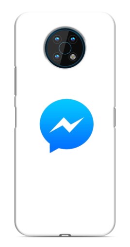 Силиконовый чехол с изображением "messenger logo" для Nokia G50