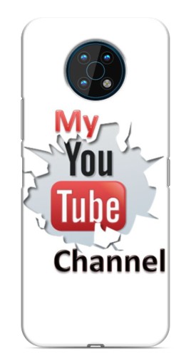 Чехол с печатью "My YouTube" для Nokia G50