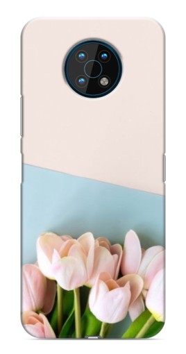 Чехол с картинкой "Нежные тюльпаны" для Nokia G50