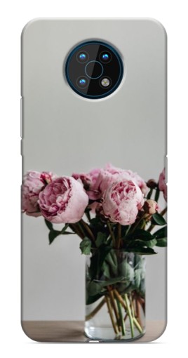 Чехол с принтом "Пионы в вазе" для Nokia G50