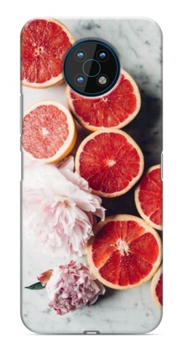 Силиконовый чехол с изображением "Половинки грейпфрутов" для Nokia G50