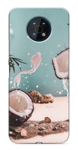 Чехол с принтом "Половинки кокоса" для Nokia G50