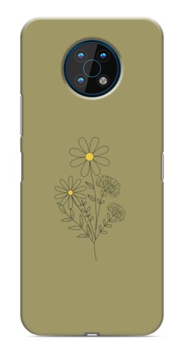 Чехол с печатью "Рисунок ромашка" для Nokia G50