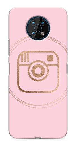 Чехол с картинкой "розовый инстаграм" для Nokia G50