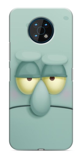 Силиконовый чехол с изображением "Сквидвард" для Nokia G50