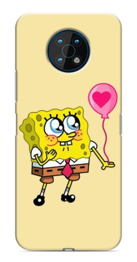 Чехол с печатью "СпанчБоб с шариком" для Nokia G50