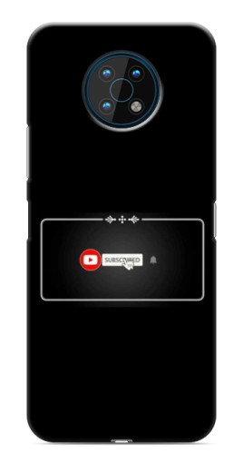 Чехол с печатью "subscribed" для Nokia G50