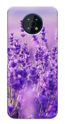 Силиконовый чехол с изображением "Яркая лаванда" для Nokia G50