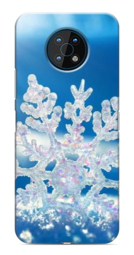 Чехол с печатью "Яркая снежинка" для Nokia G50