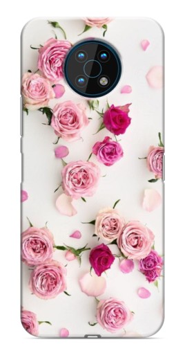 Чехол с картинкой "Яркие розы" для Nokia G50