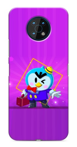 Чехол с картинкой "Яркий пингвин" для Nokia G50