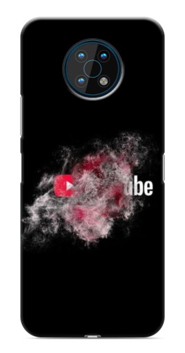 Силиконовый чехол с изображением "Яркий Ютуб" для Nokia G50