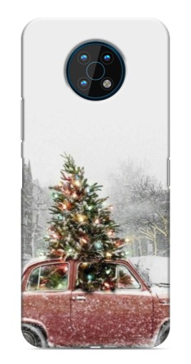 Чехол с картинкой "Елка в машине" для Nokia G50