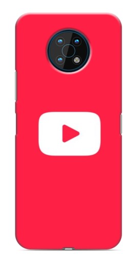 Чехол с принтом "YouTube Кнопка" для Nokia G50