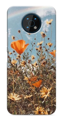 Чехол с картинкой "Желтые цветы" для Nokia G50