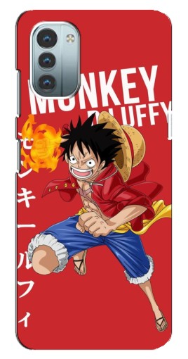 Силиконовый чехол с изображением "Атакующий D Luffy" для Nokia G21