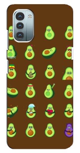 Чехол с печатью "Авокадики" для Nokia G21